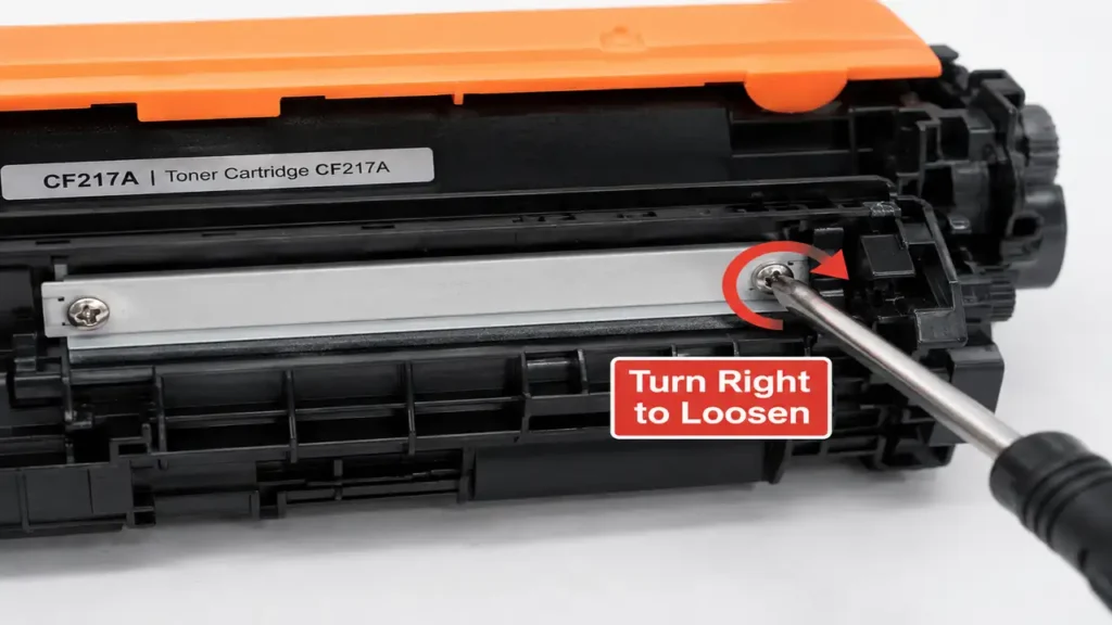How to refill hp 17a toner cartridge Reverse-Screw Hack