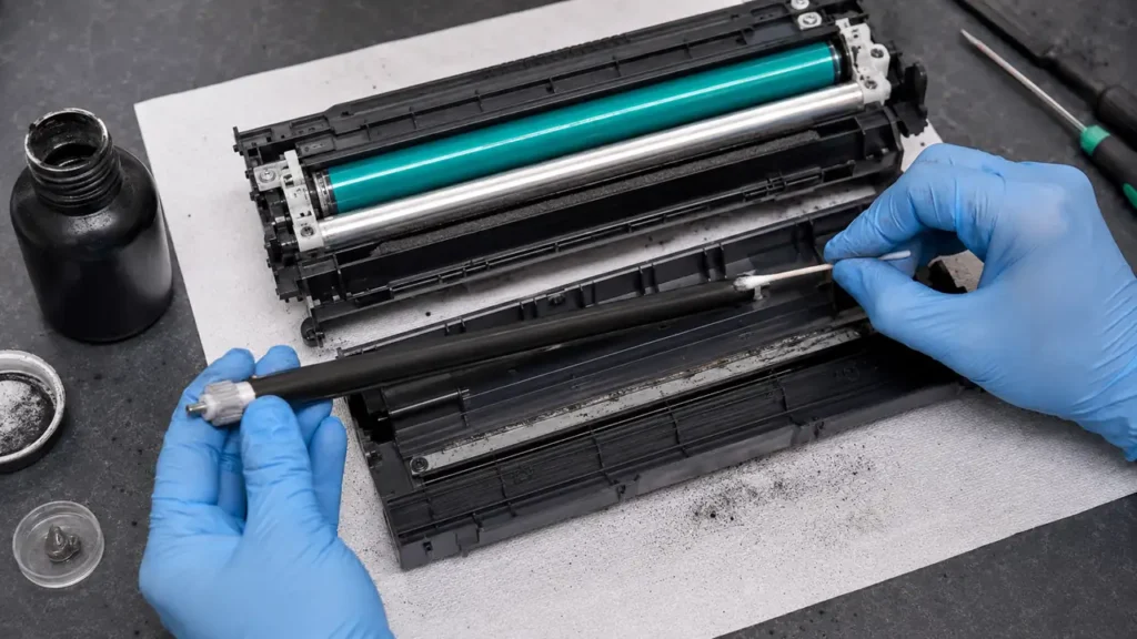 How to Refill Toner MLT-D115L: 4-Phase Clean Method