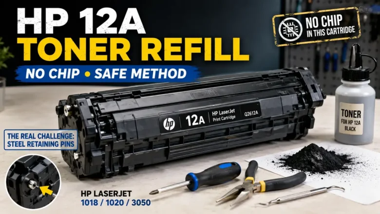 How to refill toner cartridge hp 12a: 5 Proven Pin Steps