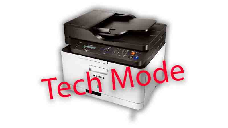 Samsung printer clx-ml-scx Tech mode