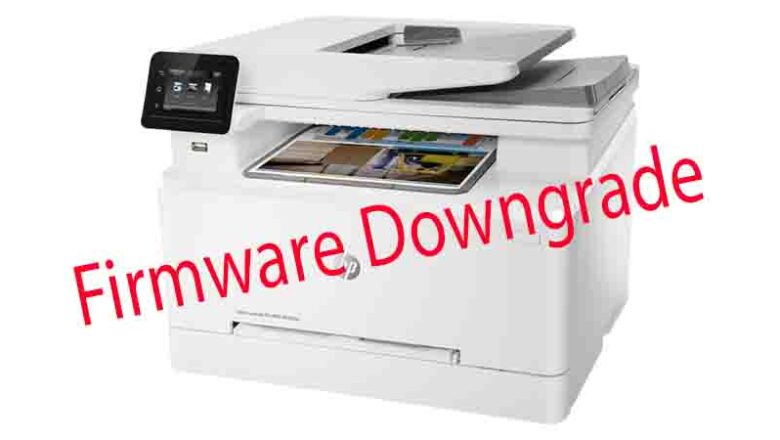 HP Laser Printers M280 M281 Printer Firmware Downgrade