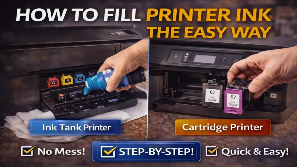 How to Fill Printer Ink the Easy Way