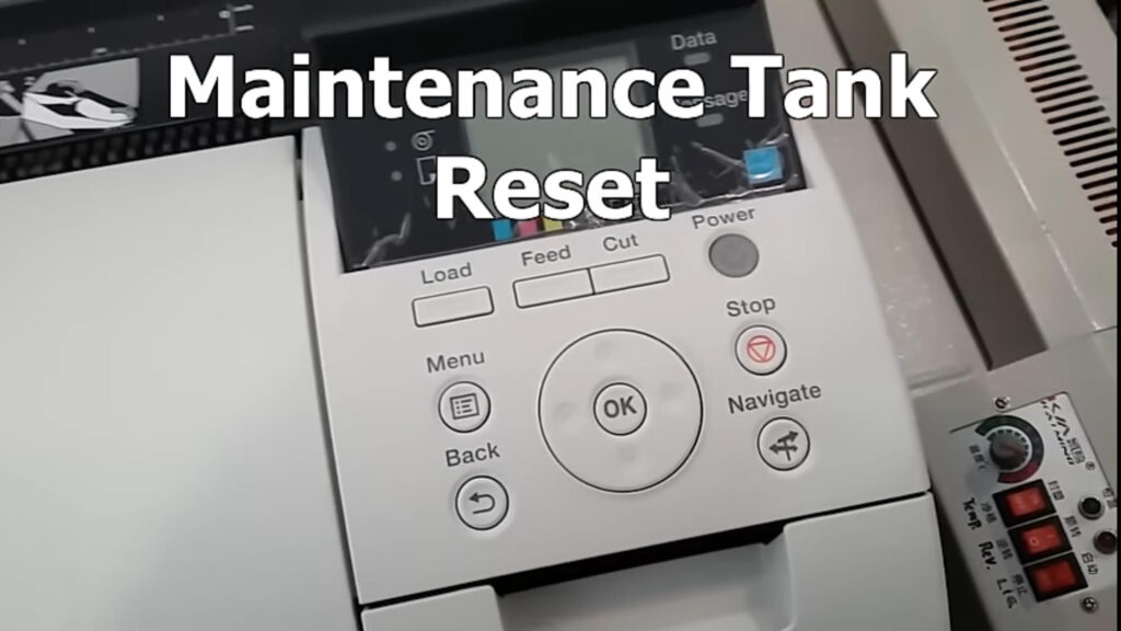 How to Reset the Maintenance Tank on Canon EPF 670 Printer