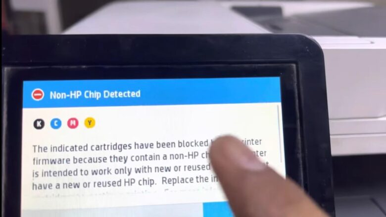 How to Fix the “Non-HP Chip Detected” Error on HP Color LaserJet Pro MFP M479fnw/Fdw
