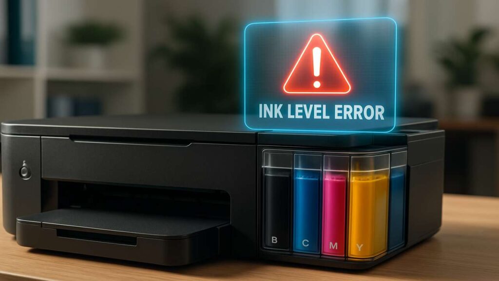 Tank Printer Ink Level Misreading – Fix Epson & Canon Sensors (2025 Guide)