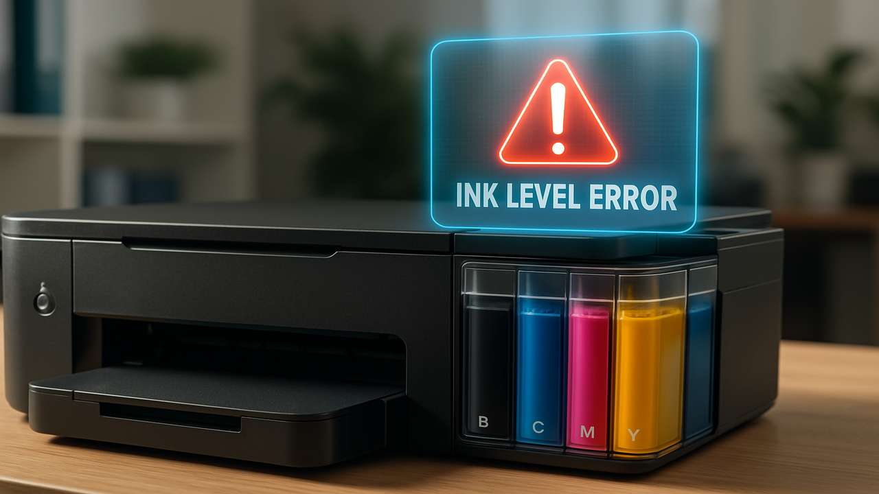 Tank Printer Ink Level Misreading – Fix Epson & Canon Sensors (2025 Guide)