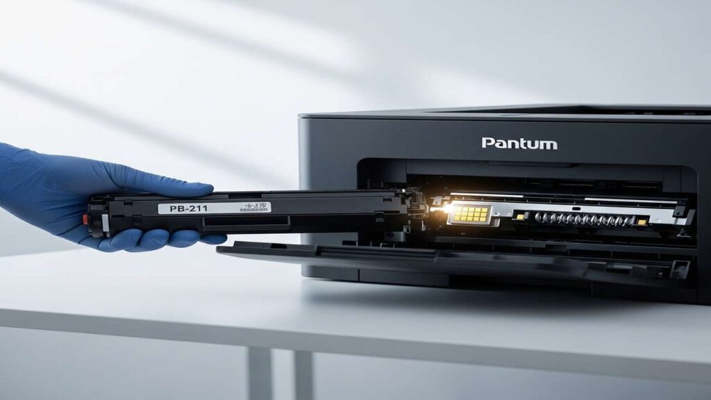 pantum p2500w toner not recognized — chip, contacts & reset