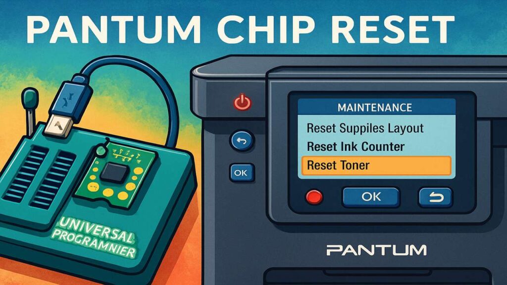 pantum chip reset: safe guide for M6500 & P2500
