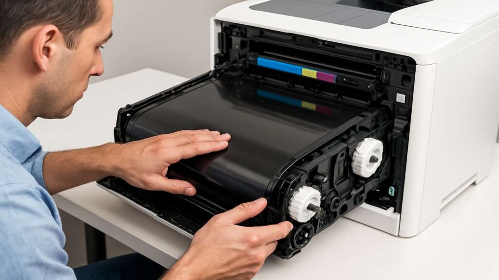 hp 59.f0 error fix — transfer belt & solenoid test