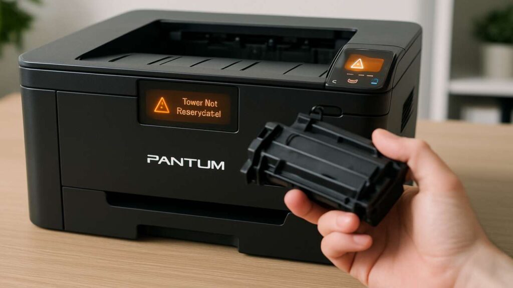 pantum toner not recognized — chip, contacts & reset