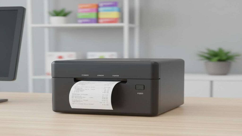 receipt printer prints blank after roll change fix