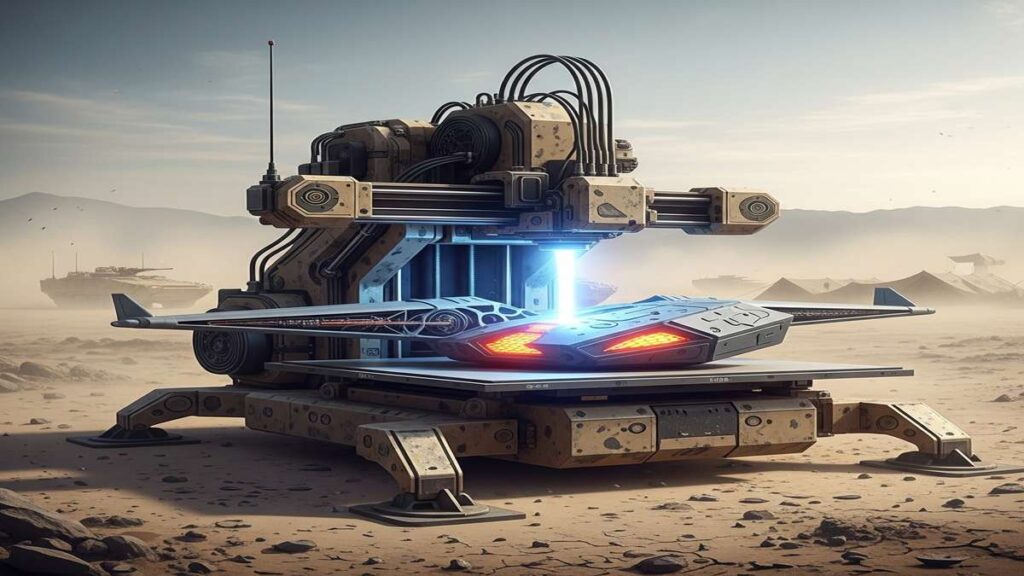 military 3d printer battlefield repairs — faster service