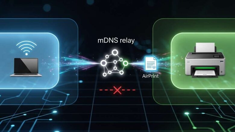 airprint across vlan guest network fix — mdns relay guide