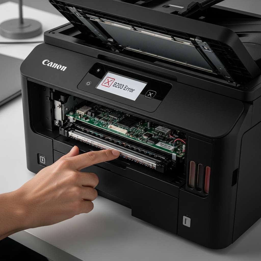 canon b203 error fix — printhead recovery steps