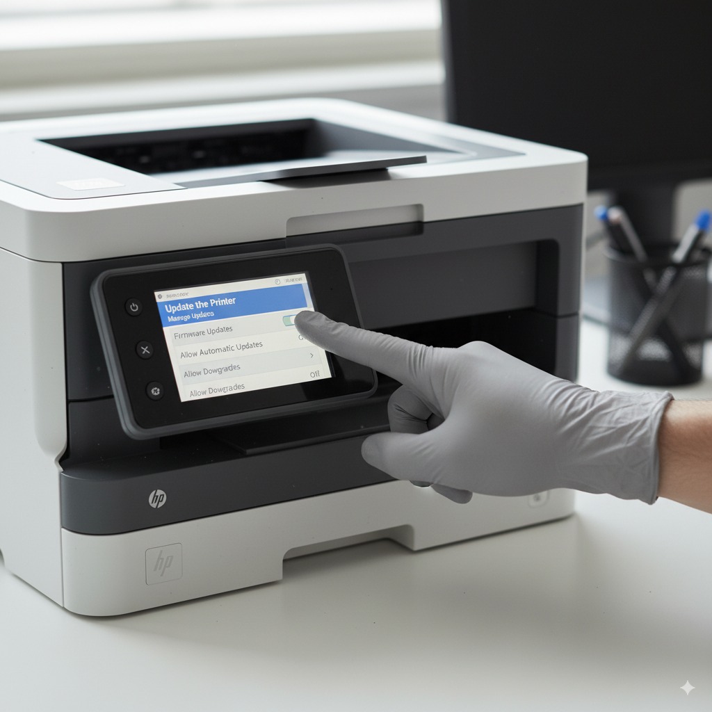 Disable automatic firmware updates hp m404 m428 (CF259A)