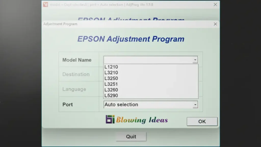 Epson L3210 End of Service Life Reset Guide