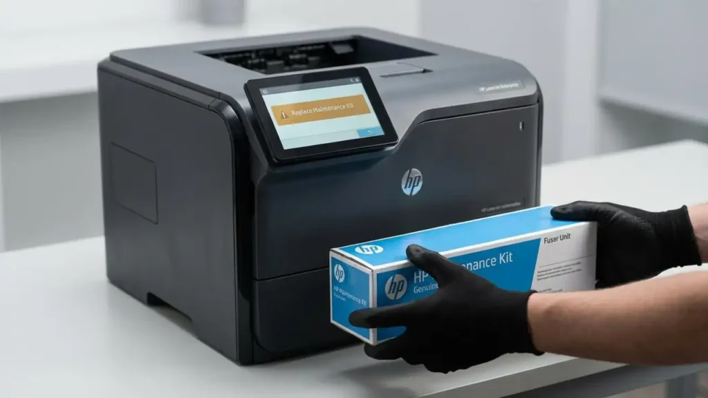 Replace Maintenance Kit HP LaserJet Guide