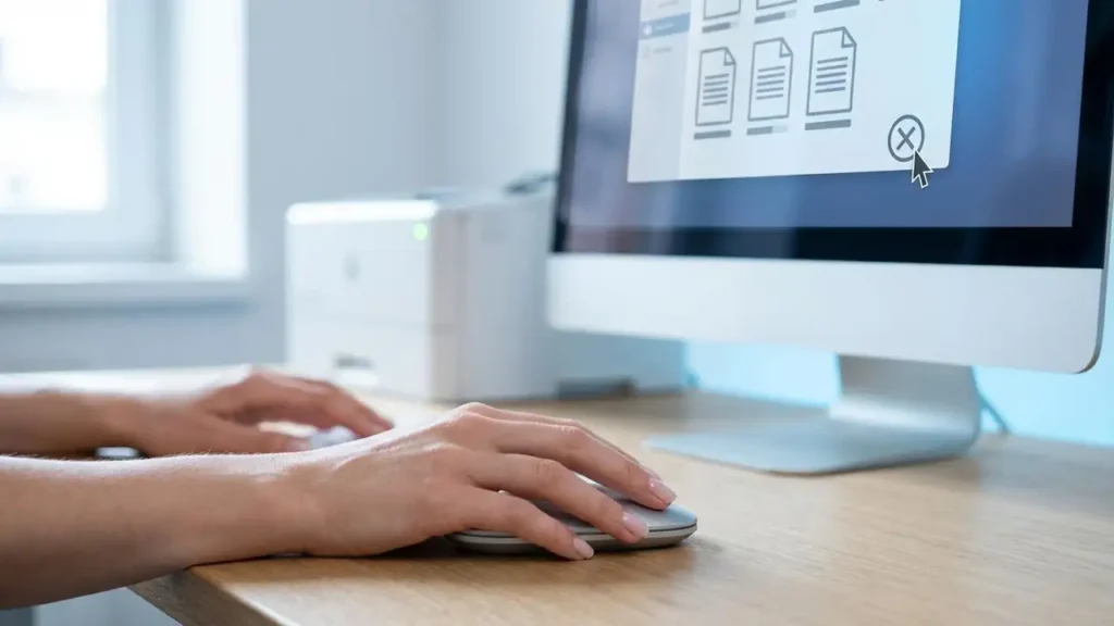 How to Clear a Printer Queue