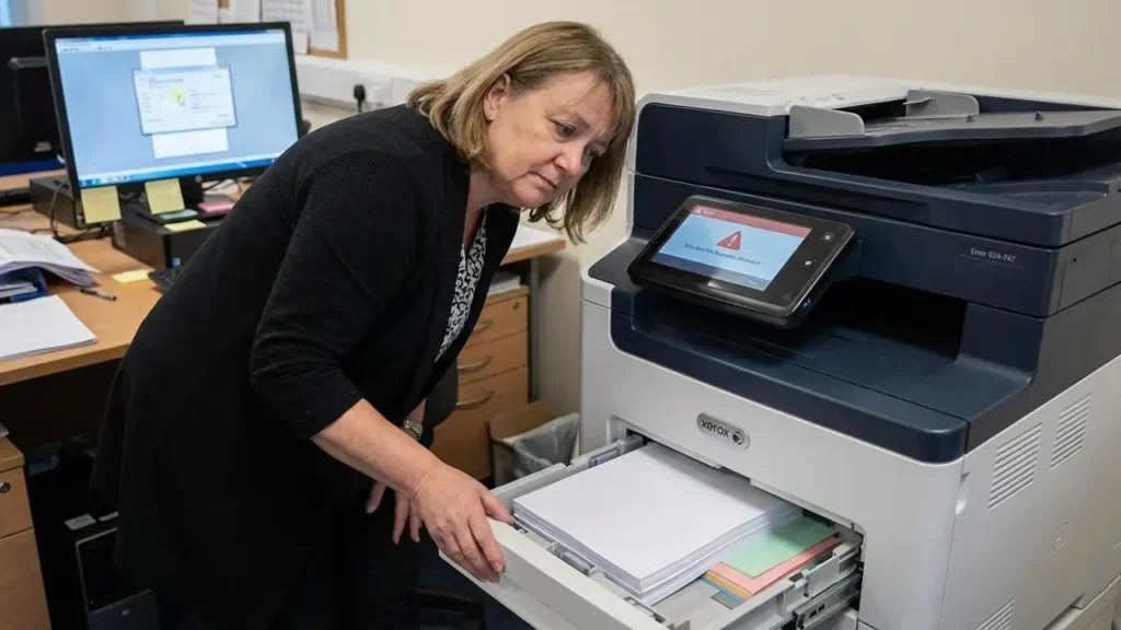 How to Fix Xerox error 024-747 Resolve Paper Mismatch Issues