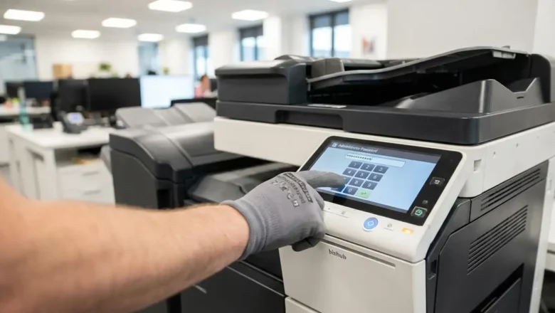 Konica Minolta admin password Reset Guide for Bizhub