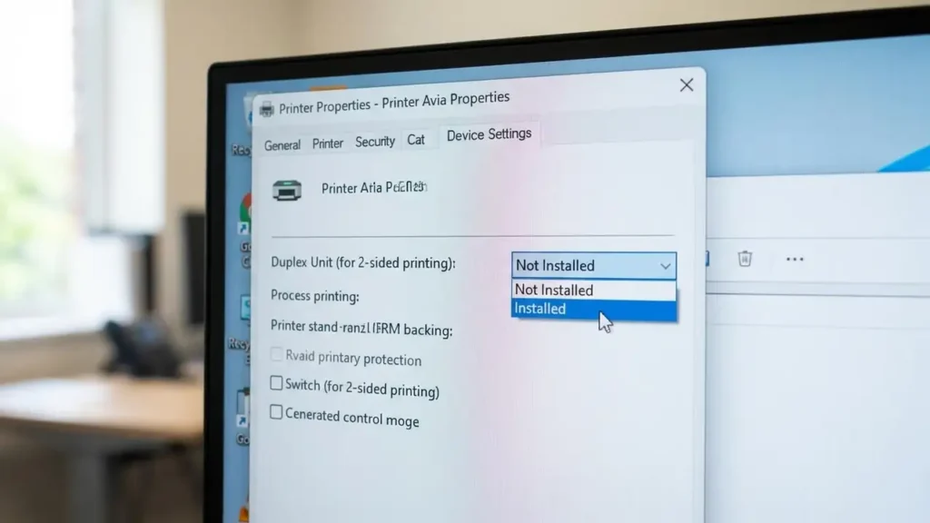 hp laser printer advanced settings missing on Windows 11 – Fix Guide