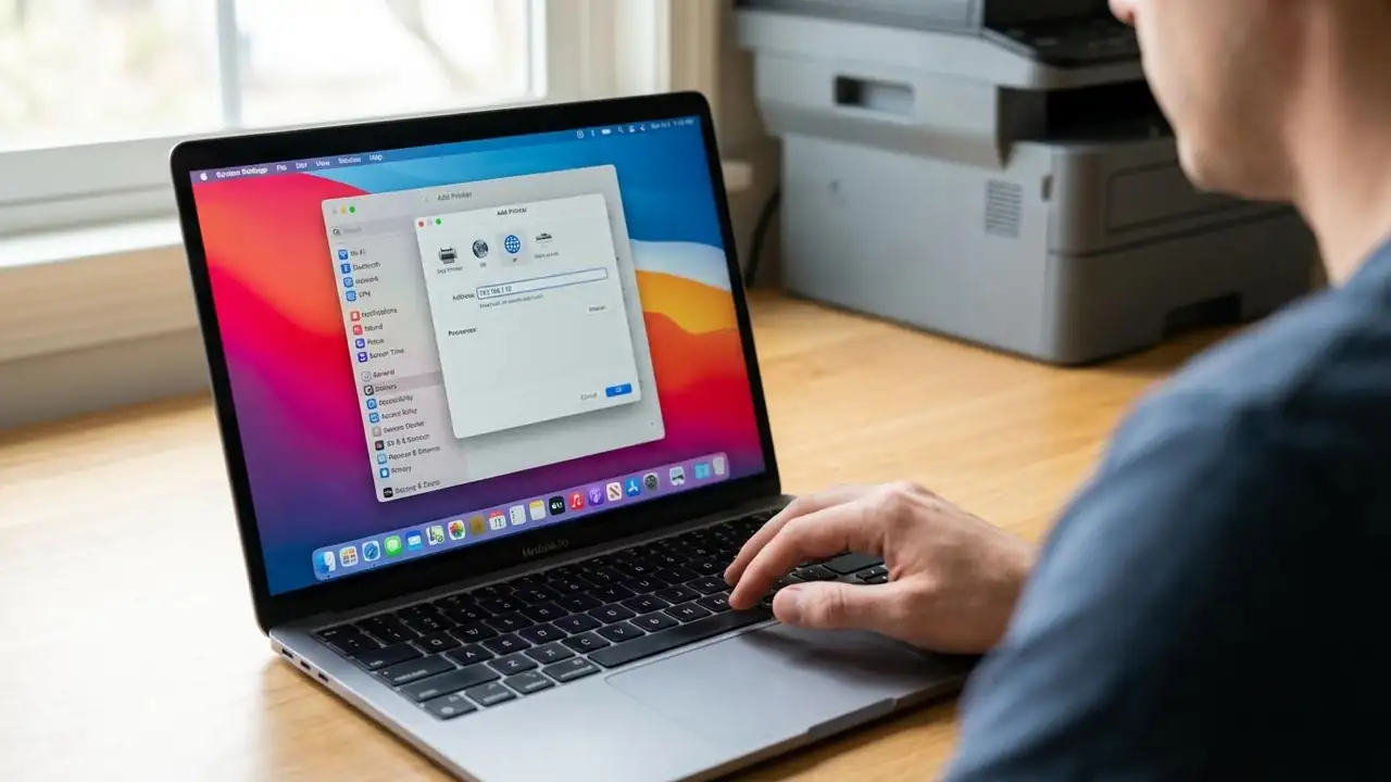 Manually Add Laser Printer Mac By IP Address Guide