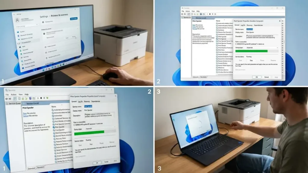 laser printer stopped printing windows 11 After Update | Fix Guide
