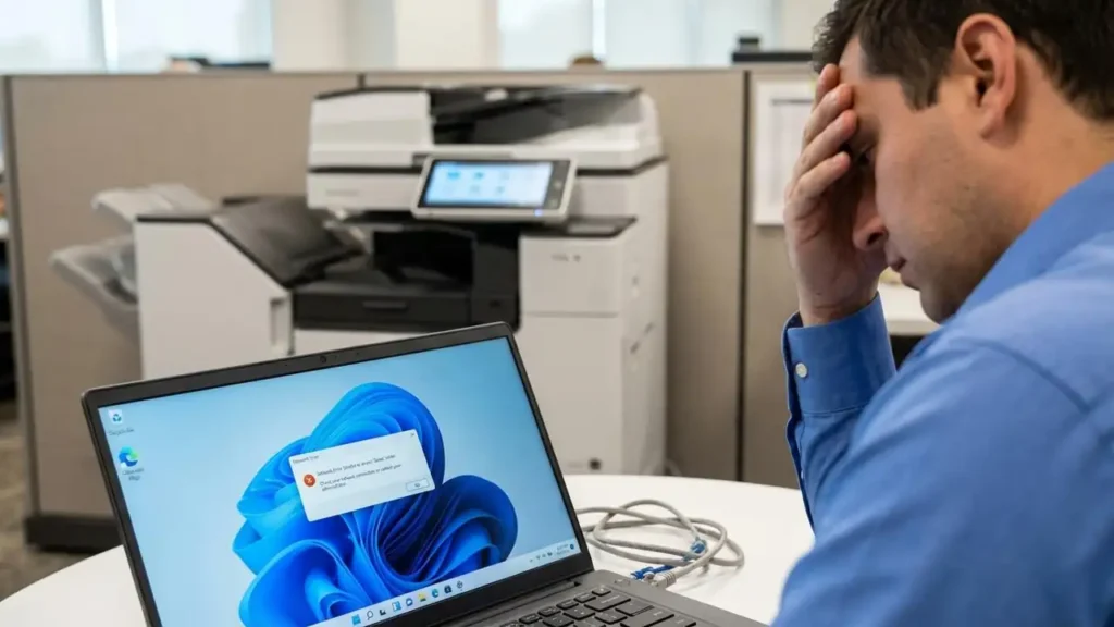 scan to folder not working on Windows 11 Fix SMB Scan Issues