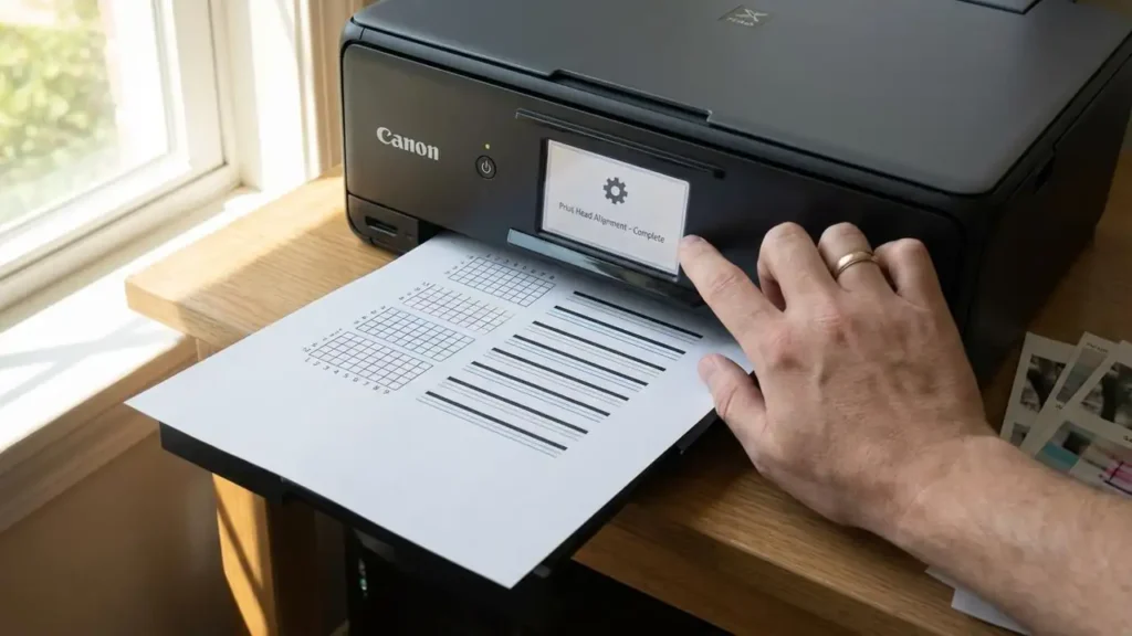 Canon Printer Alignment Fix Blurry or Crooked Prints