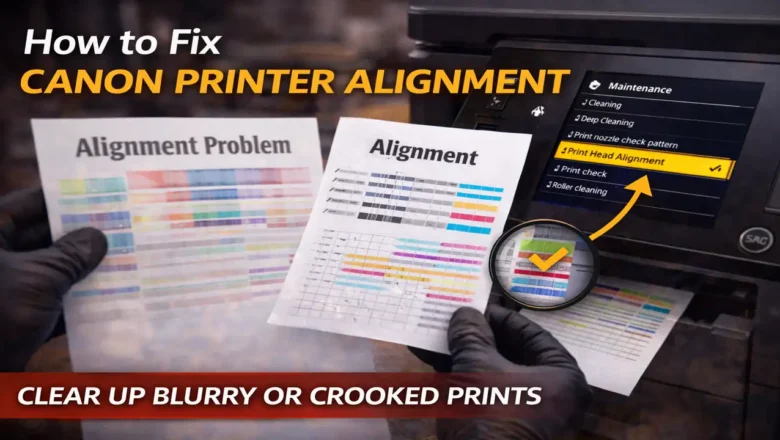 Canon Printer Alignment: Fix Blurry or Crooked Prints