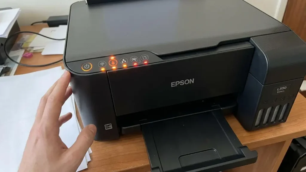 Epson L3150 All Lights Blinking Fix It Fast