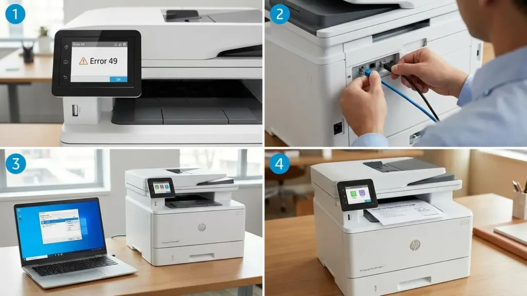 HP LaserJet M477 Error 49 How to Fix It