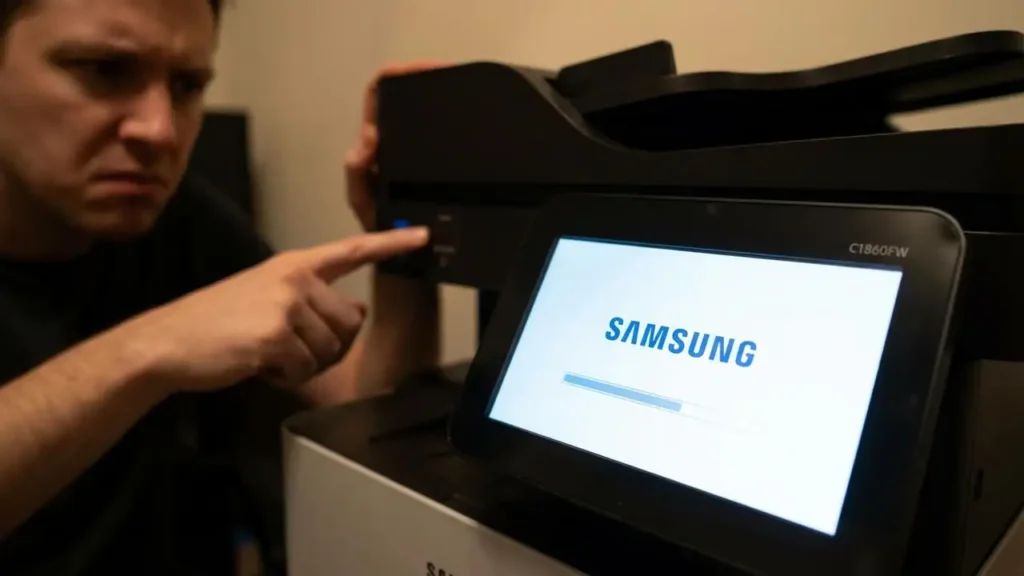 Samsung C1860FW Stuck on Logo What It Really Means