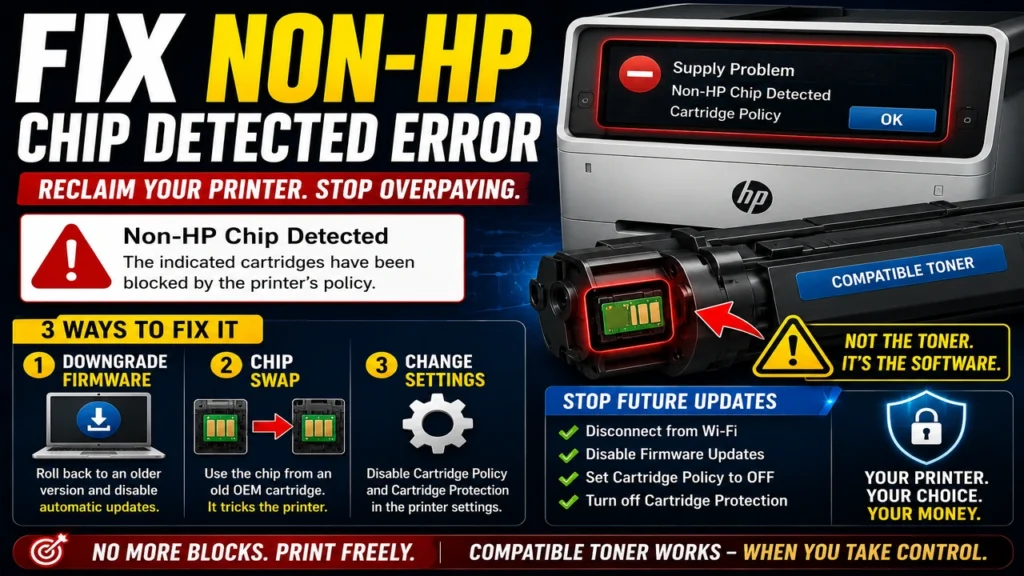 Is Your HP Printer Soft-Bricking Itself? The Ugly Truth Behind 'Supply Problem' Errors (And How to Fight Back)