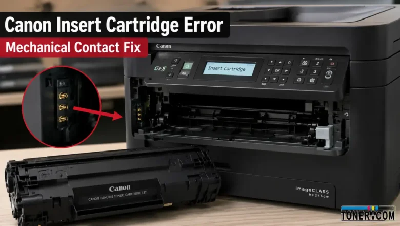 How to Resolve the Canon ‘Insert Cartridge’ Error: A Mechanical Alignment Guide