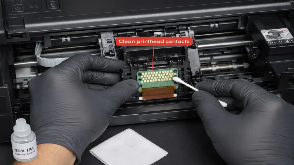 Canon B200 Error Fix 4-Phase Kapton Tape Isolation Method