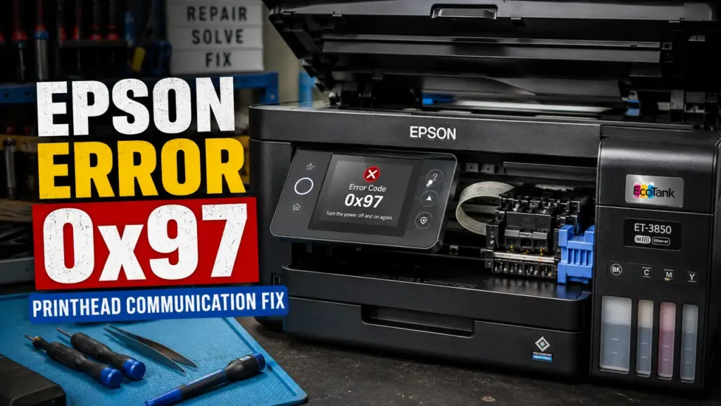 Epson Error Code 0x97 Fix 3 Steps (Stop Trashing Printers)