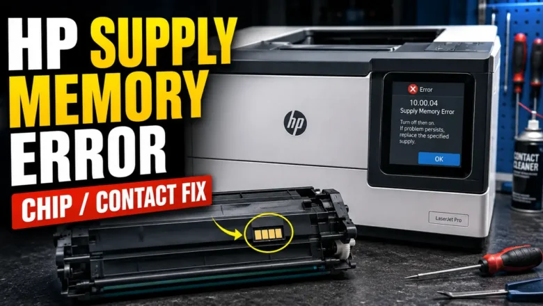 HP Supply Memory Error Fix: 4-Phase Chip & Firmware Guide