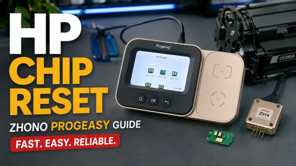Zhono Progeasy HP Chip Reset 1215 Series Technical Guide